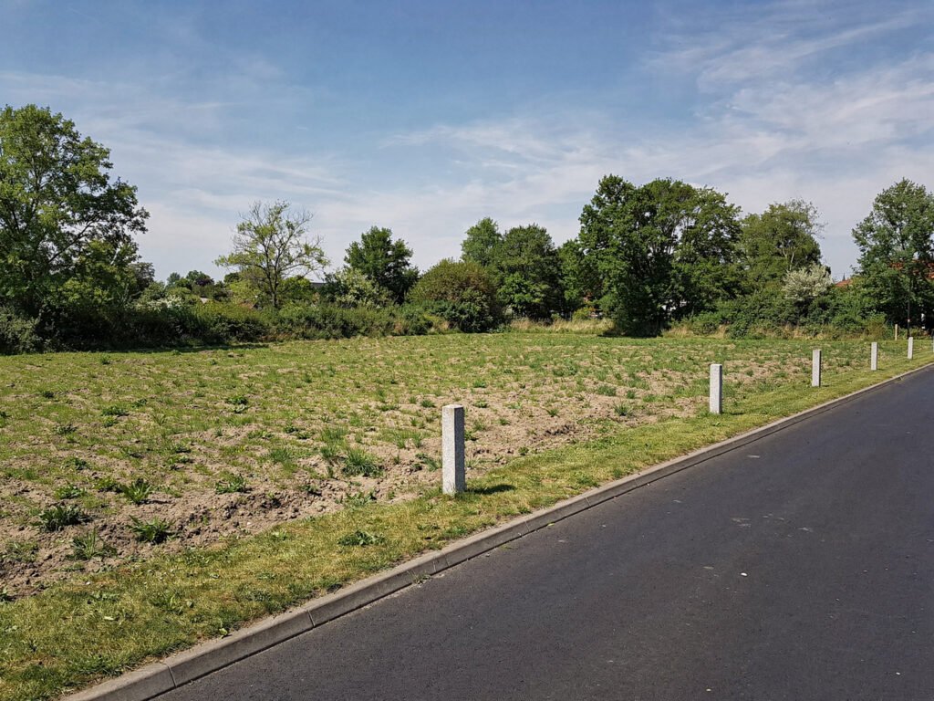 Open residential plot (illustrative)